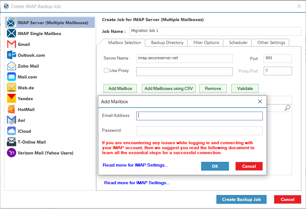 backup godaddy emails tool 3