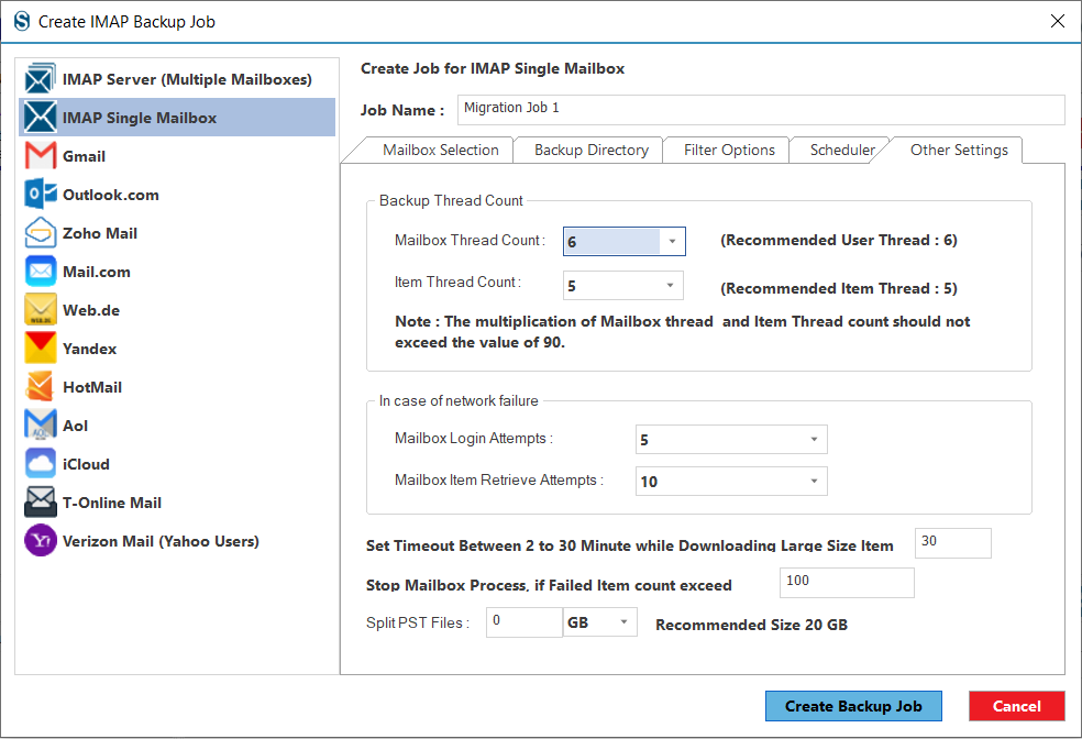 backup godaddy emails tool 7