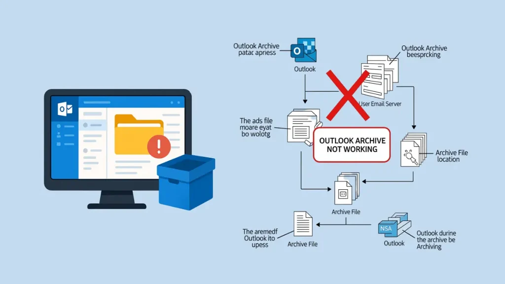 Outlook Archive Not Working. Outlook Not Archiving Emails featured image