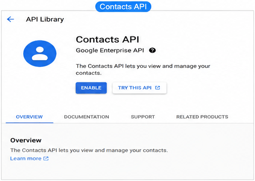 Contacts API