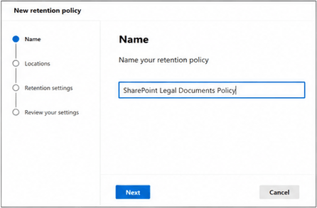 Name your policy