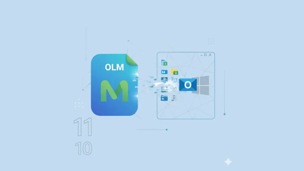 Open OLM File in Microsoft Windows 11 and 10
