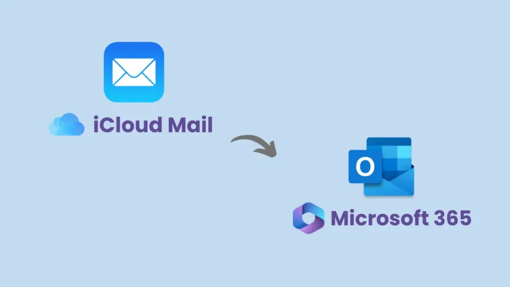 Apple iCloud Email to Microsoft 365 Outlook