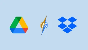 Google Drive vs Dropbox for Business banner