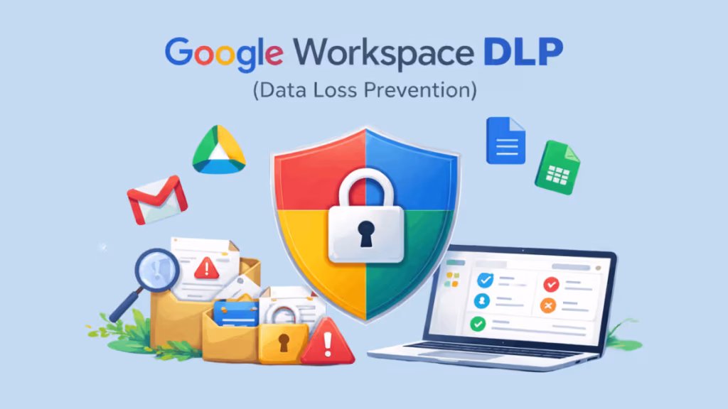 Google Workspace DLP (Data Loss Prevention) blog banner