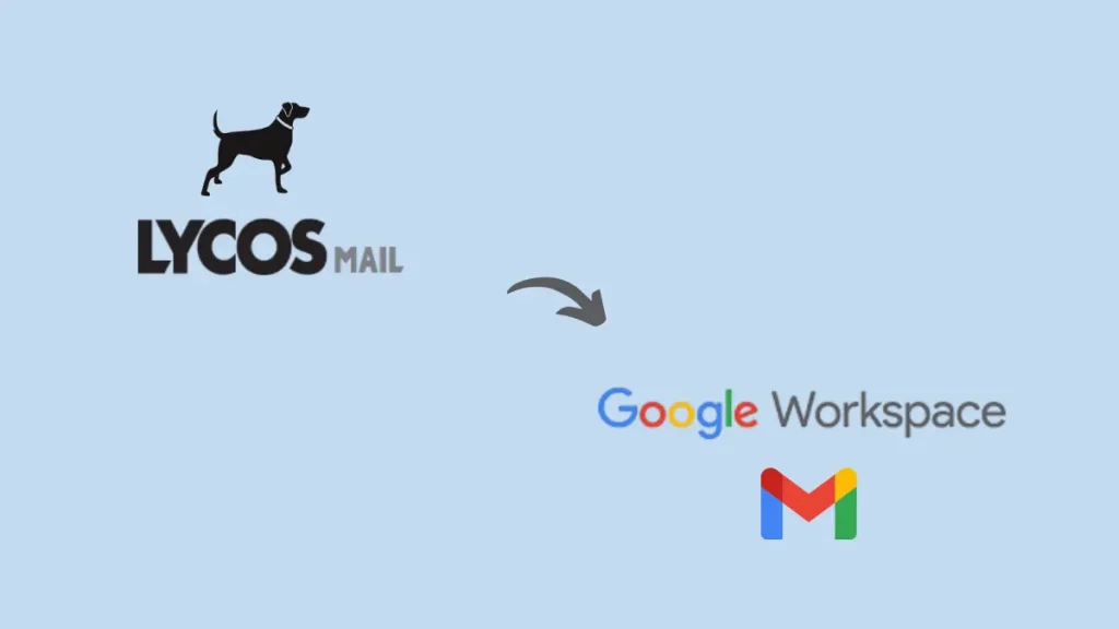Lycos Mail to Gmail/Google Workspace Migration banner
