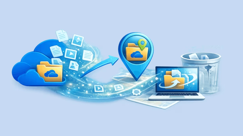 Change OneDrive Location