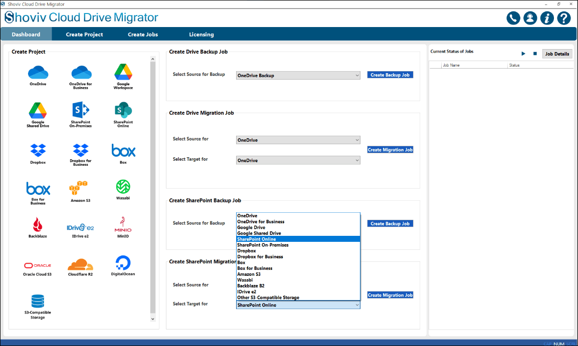 Create connection to target SharePoint online