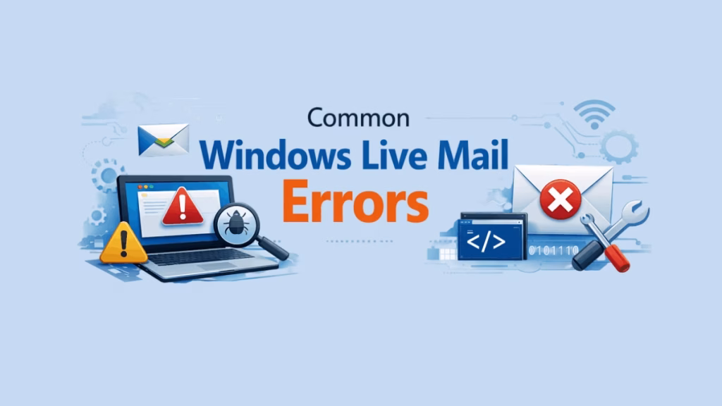 windows live mail errors and solutions