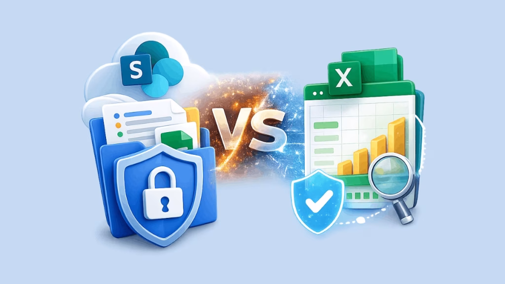 Microsoft SharePoint List vs Excel