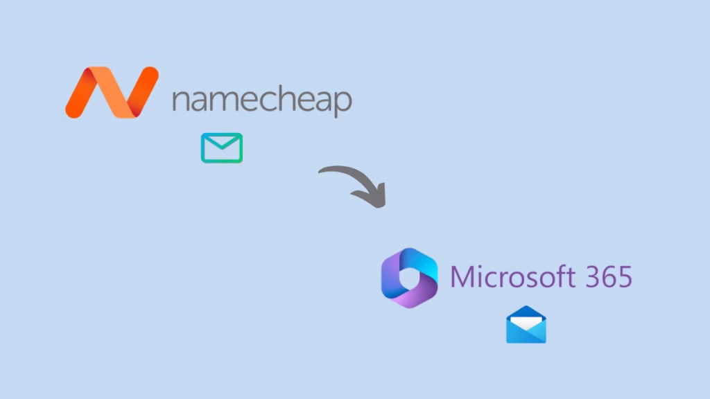 namecheap email to microsoft 365 migration blog featured image