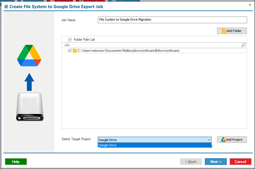 Add Source path and target to map users