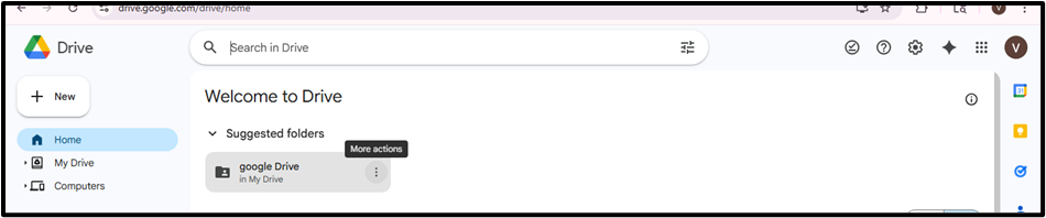 Choose folder