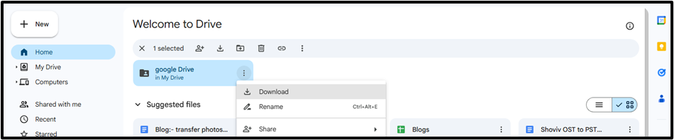 Select Download