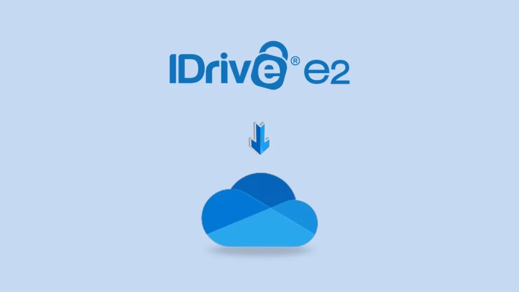IDrive e2 to OneDrive migration solution