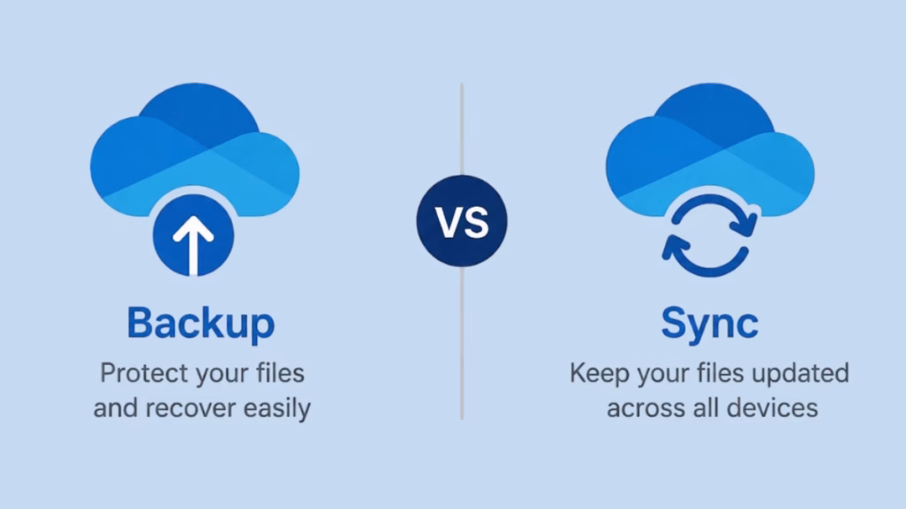OneDrive Backup vs Sync