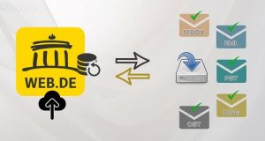 Backup web.de emails banner