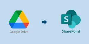 Google Drive to SharePoint migration guide featured image
