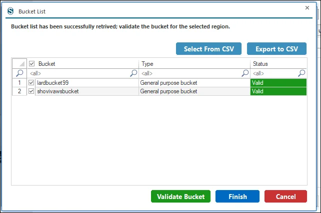 amazon S3 backup