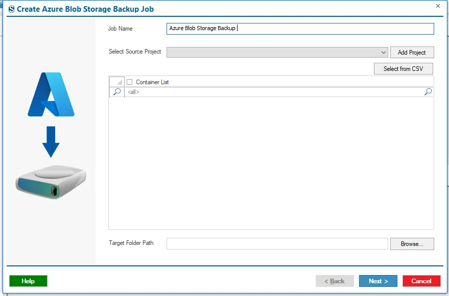 azure blob storage backup