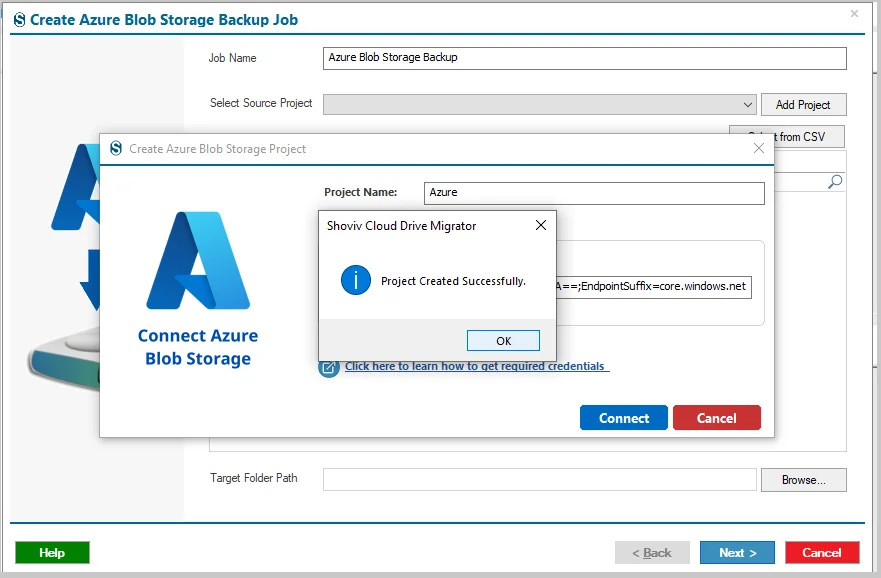 azure blob storage backup