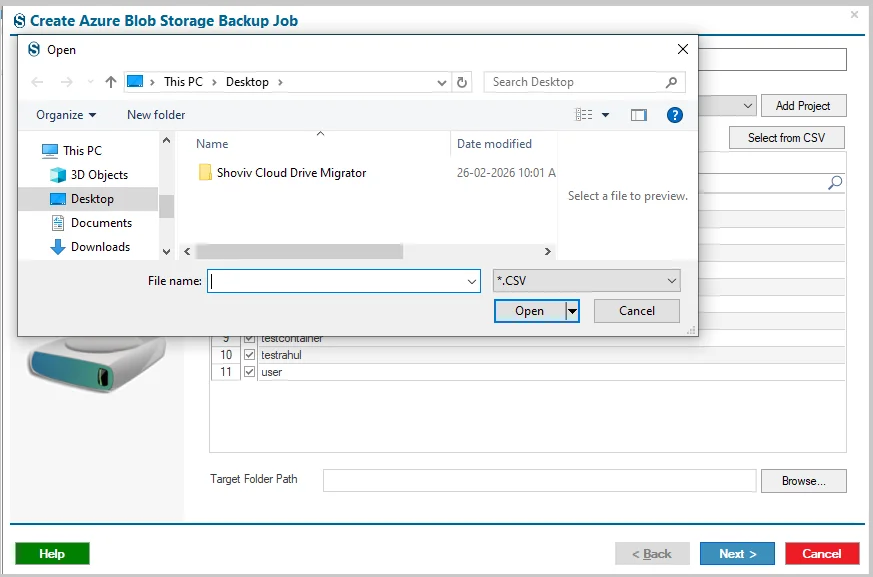 azure blob storage backup
