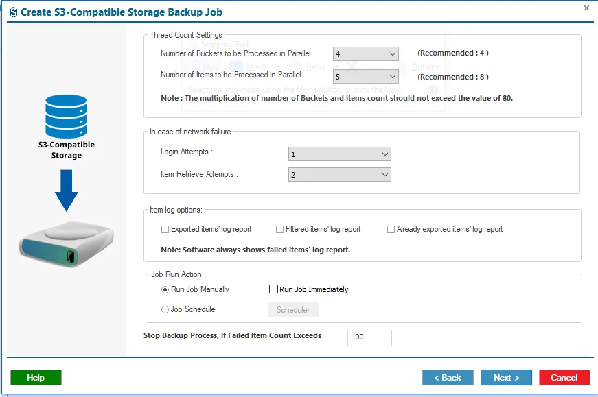 s3 compatible storage backup
