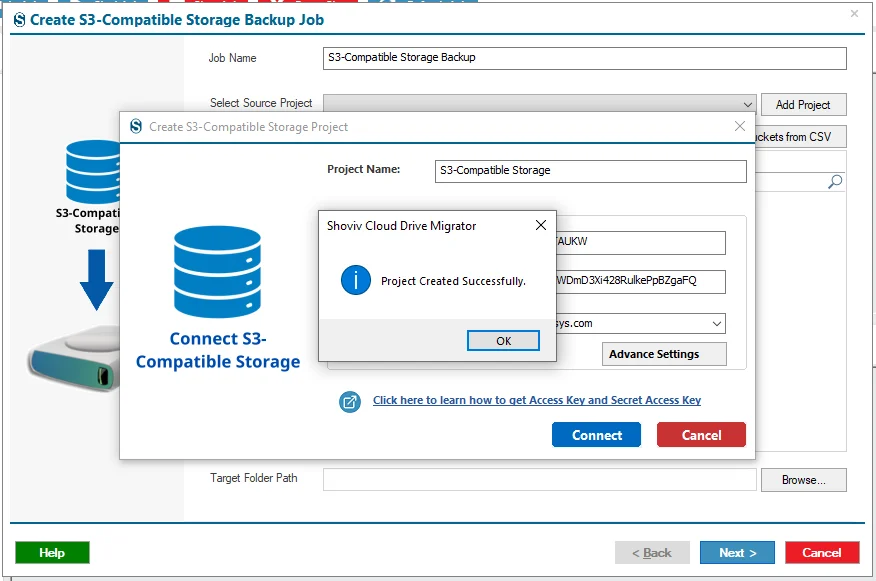 s3 compatible storage backup