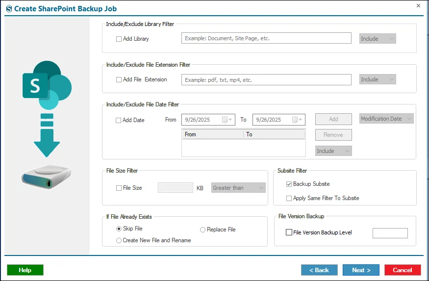 sharepoint backup