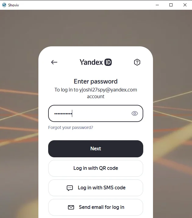 yandex disk backup