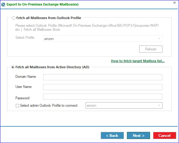Fetch all Mailboxes from Active Directory