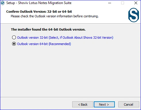 Cross-check your Outlook Version