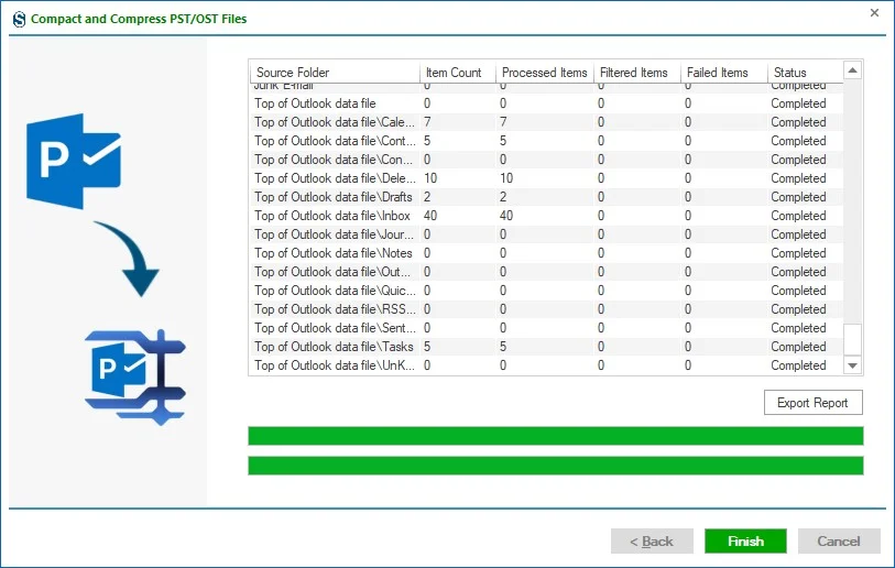 Compress Compact Process Status