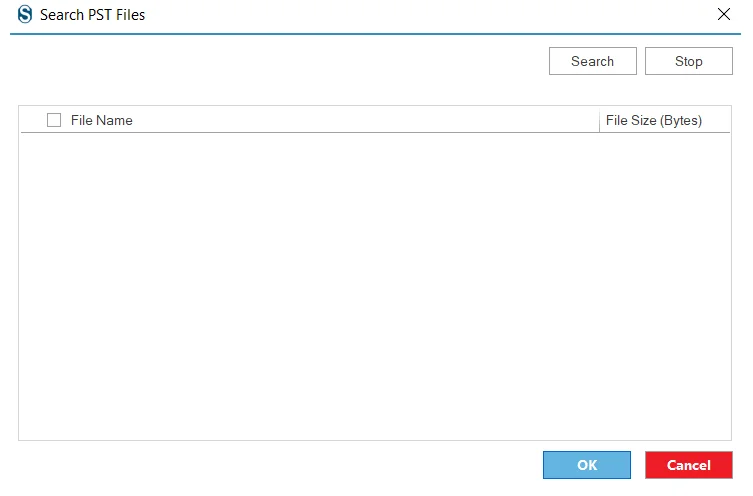 Search PST OST Files