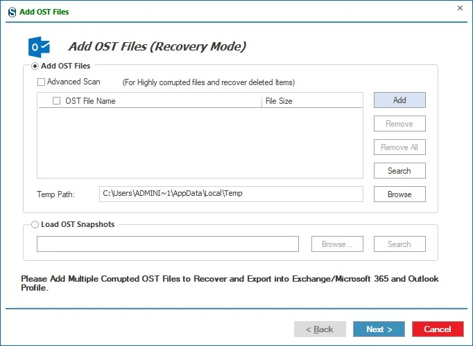 Add Ost File