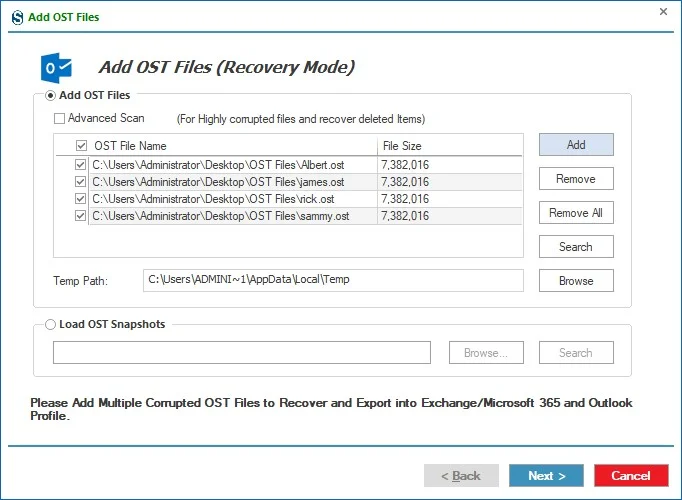 Add Ost File