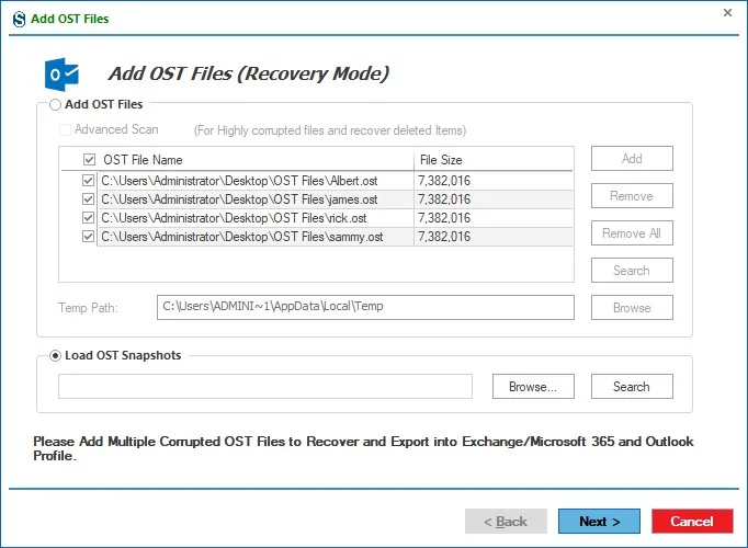 Add Ost File