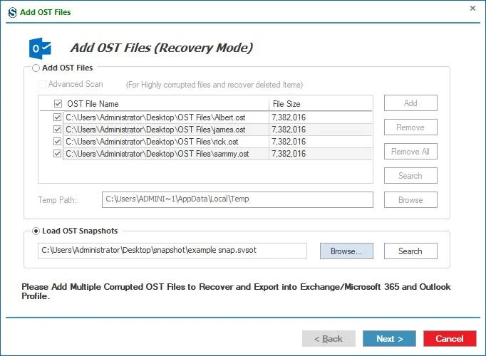 Add Ost File