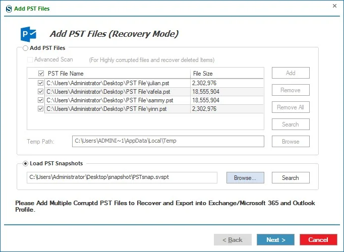 Add PST File