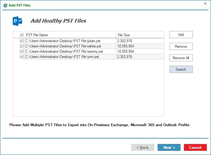 Add Outlook Profile