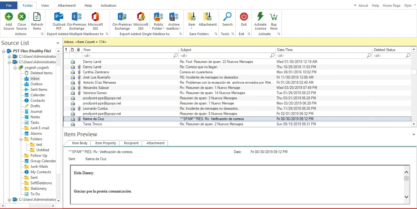 Add Outlook Profile