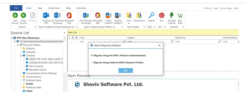 Click on the Add NSF File button