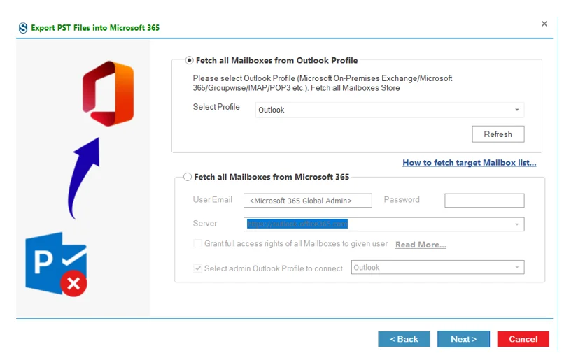 Fetch All Mailboxes from Outlook Profile