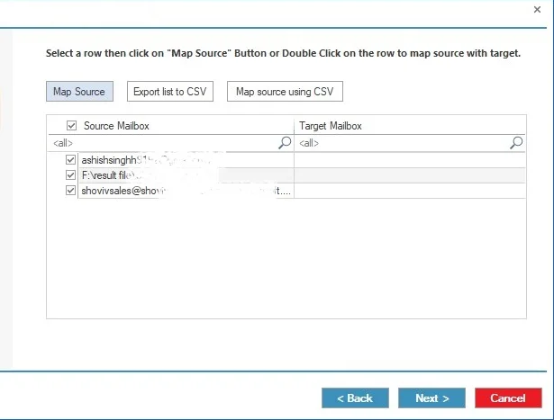 Exclude the folders if there is any requirement