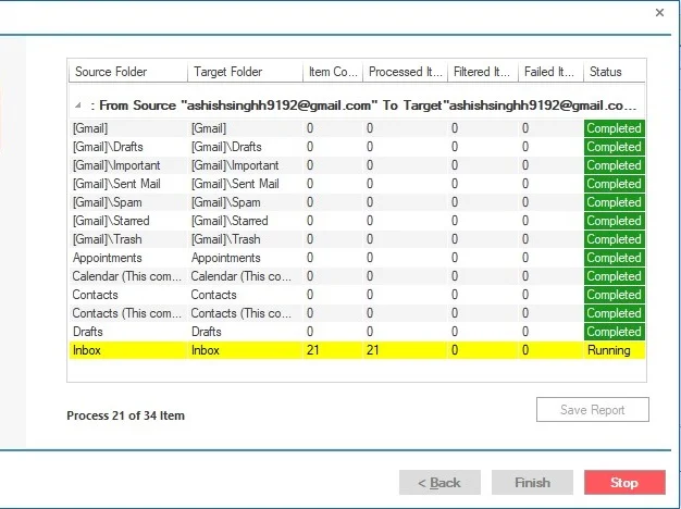 Exclude the folders if there is any requirement