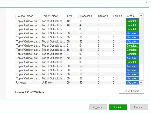 Exclude the folders if there is any requirement