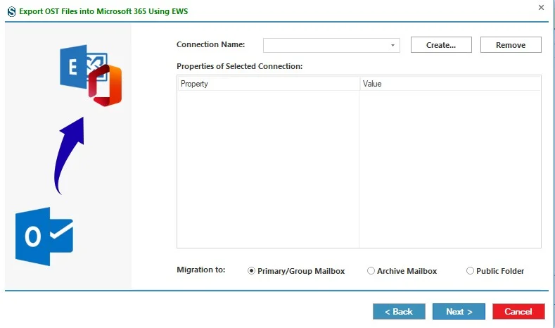 Migrate to the Primary/ Archive Mailbox or the Public Folder