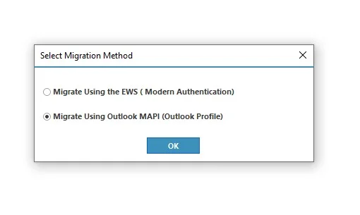 Migrate Using Outlook MAPI