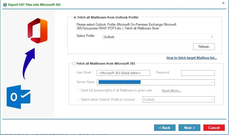 Fetch All Mailboxes from Outlook Profile