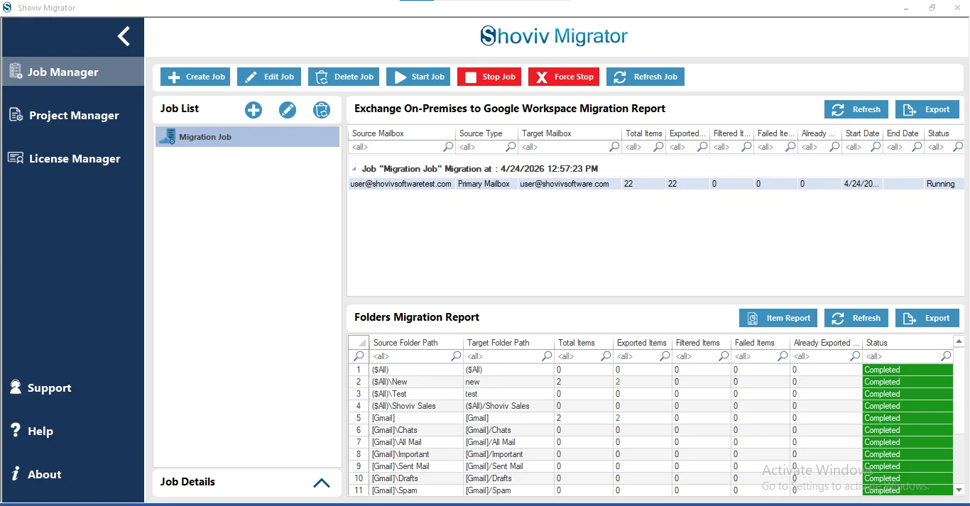 migration report
